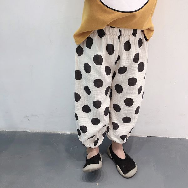 2019 new baby kids loose polka dot printed harem pants 3 colors boys trousers girls summer korean cotton casual trouser bloomers clothing, Blue
2019 new baby kids loose polka dot printed harem pants 3 colors boys trousers girls summer korean cotton casual trouser bloomers clothing, Blue