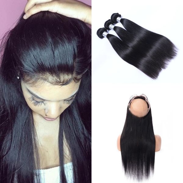 malaysian straight hair 360 lace frontal with bundle human hair 3 bundles with closure natural color hair bundles, Black;brown
malaysian straight hair 360 lace frontal with bundle human hair 3 bundles with closure natural color hair bundles, Black;brown