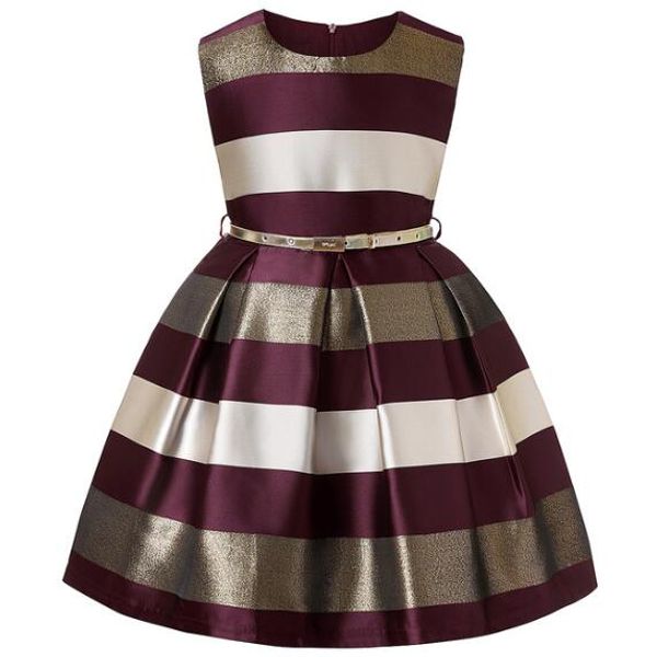 european and american striped fashion princess dress new children's dress girls dress, Red;yellow
european and american striped fashion princess dress new children's dress girls dress, Red;yellow