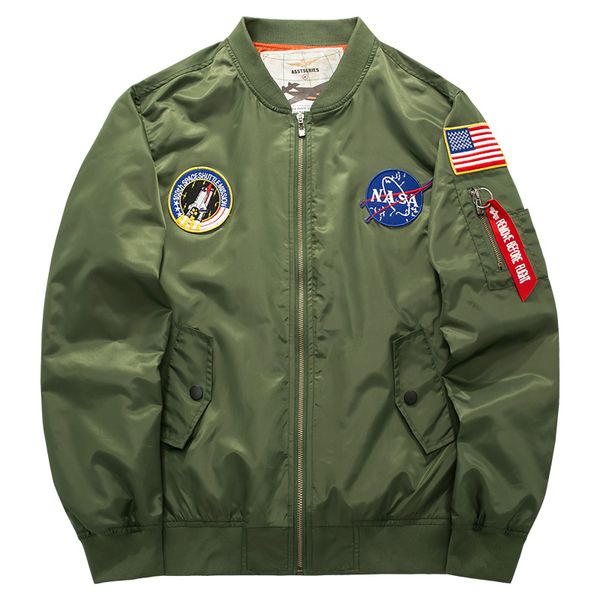 mens designer jackets nasa air force one bomber jacket army green luxury spring autumn baseball embroidery badge coat man m-6xl 4 colors, Black;brown
mens designer jackets nasa air force one bomber jacket army green luxury spring autumn baseball embroidery badge coat man m-6xl 4 colors, Black;brown