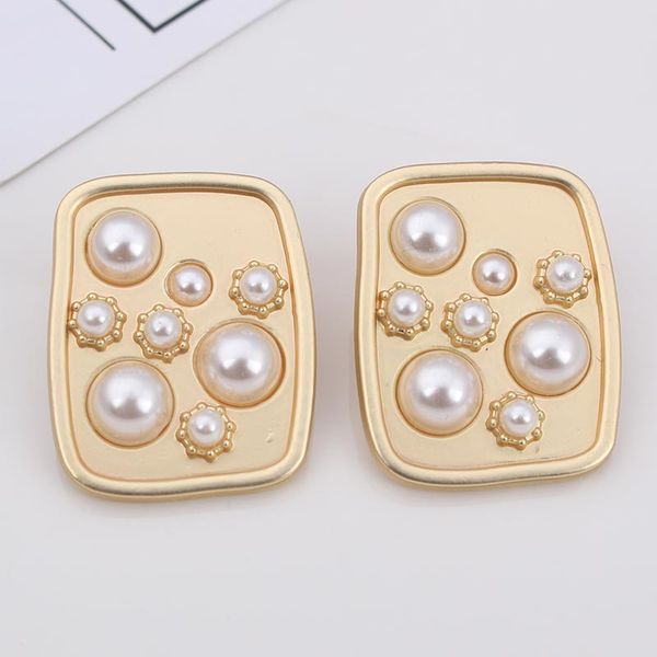 2020 vintage gold stud earrings jewelry statement geometric big square earrings for women simulated pearl flower, Golden;silver
2020 vintage gold stud earrings jewelry statement geometric big square earrings for women simulated pearl flower, Golden;silver
