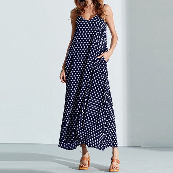 women dot printed pocket chiffon boho long evening party beach dress summer tunic ropa de playa mujer 2019 sukienka pla owa, Blue;gray
women dot printed pocket chiffon boho long evening party beach dress summer tunic ropa de playa mujer 2019 sukienka pla owa, Blue;gray