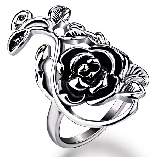 New Fashion Bohemia Punk Antique Silver Rose Flower Rings for Women Alloy Carved Rings Jewelry Female Party Gifts 2018 Hot Sale
New Fashion Bohemia Punk Antique Silver Rose Flower Rings for Women Alloy Carved Rings Jewelry Female Party Gifts 2018 Hot Sale
