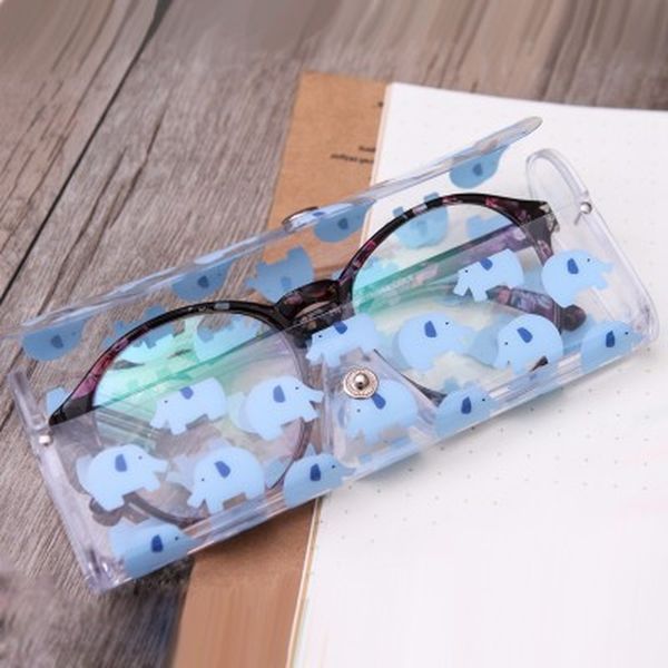 1pc cute clear sunglasses glasses case transparent glass spectacle storage protection carry box nice fashion eyewear accessoires, Silver
1pc cute clear sunglasses glasses case transparent glass spectacle storage protection carry box nice fashion eyewear accessoires, Silver