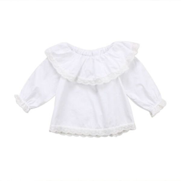 2019 new newborn infant baby girls long sleeve solid clothes lace off shoulder suit for all saeson size 6-24m, Blue
2019 new newborn infant baby girls long sleeve solid clothes lace off shoulder suit for all saeson size 6-24m, Blue