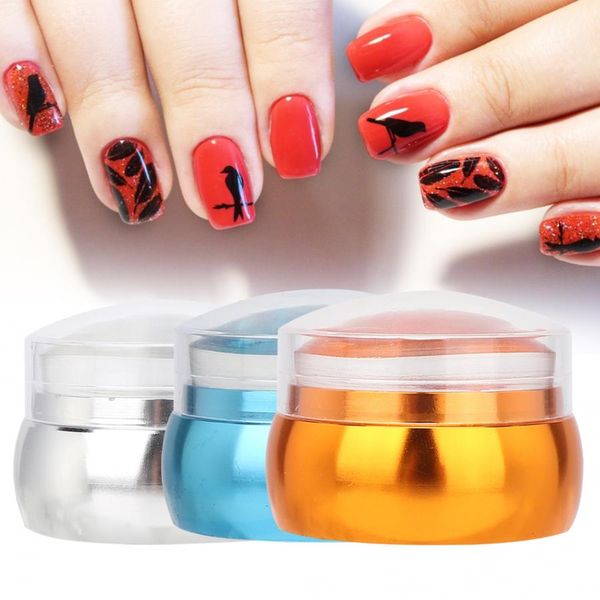 professional silicone nail art stamper with lid scraper manicure nail printing tool templates set, White
professional silicone nail art stamper with lid scraper manicure nail printing tool templates set, White