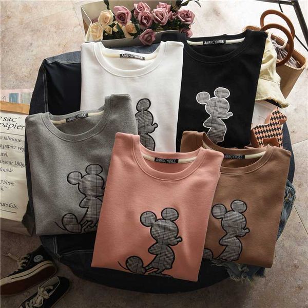 ulzzang мультфильм вышивка футболка женщины с коротким рукавом 2020 весна осень мягкий хлопок tee femme твердая простой base футболка подрос, White
ulzzang мультфильм вышивка футболка женщины с коротким рукавом 2020 весна осень мягкий хлопок tee femme твердая простой base футболка подрос, White