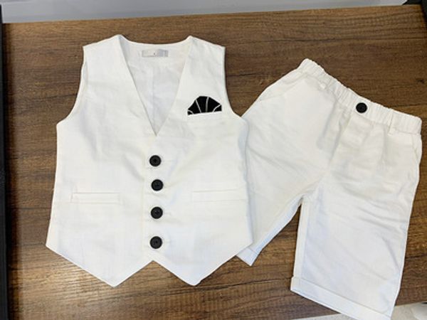 clothing kids set child suit baby prom wedding flower boys formal dress waist coat shirt shorts kids birthday suits, White
clothing kids set child suit baby prom wedding flower boys formal dress waist coat shirt shorts kids birthday suits, White