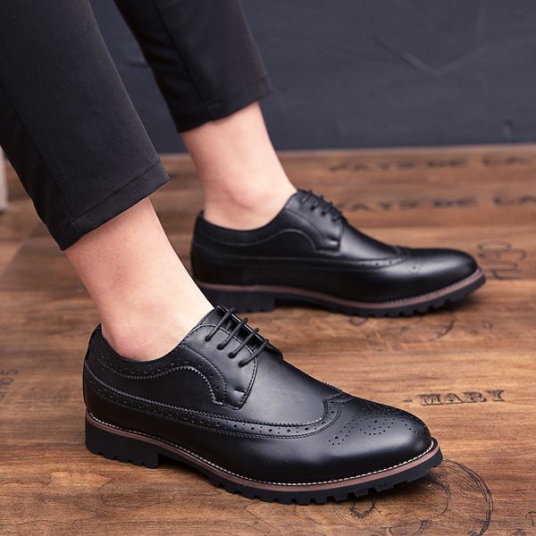fashion breatable men casual shoes outdoor lace up leather shoes for men comfortable light man flats wedding casual shoe, Black
fashion breatable men casual shoes outdoor lace up leather shoes for men comfortable light man flats wedding casual shoe, Black