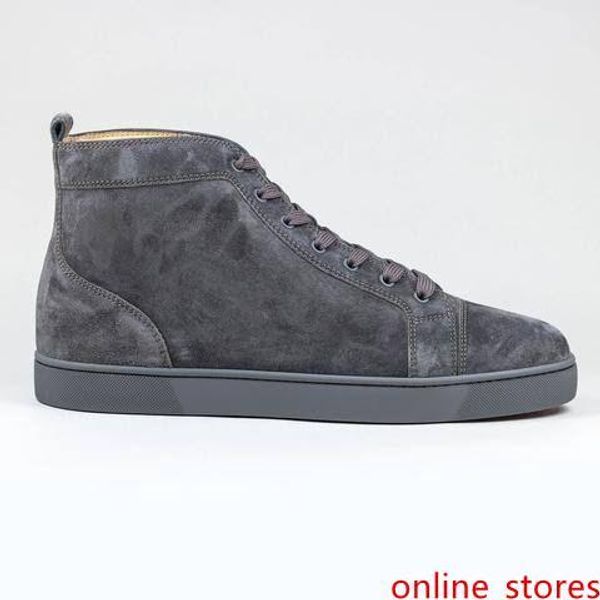 italy design red bottom veau velours sneaker high lace-up shoes men s sneaker red rubber sole grey suede men flat orlato rantus c5
italy design red bottom veau velours sneaker high lace-up shoes men s sneaker red rubber sole grey suede men flat orlato rantus c5