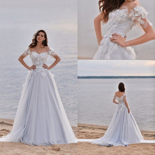 2020 off-shoulder wedding dress a line appliqued lace feather sequins hand made flower bridal dress sweep train robes de mariée, White
2020 off-shoulder wedding dress a line appliqued lace feather sequins hand made flower bridal dress sweep train robes de mariée, White