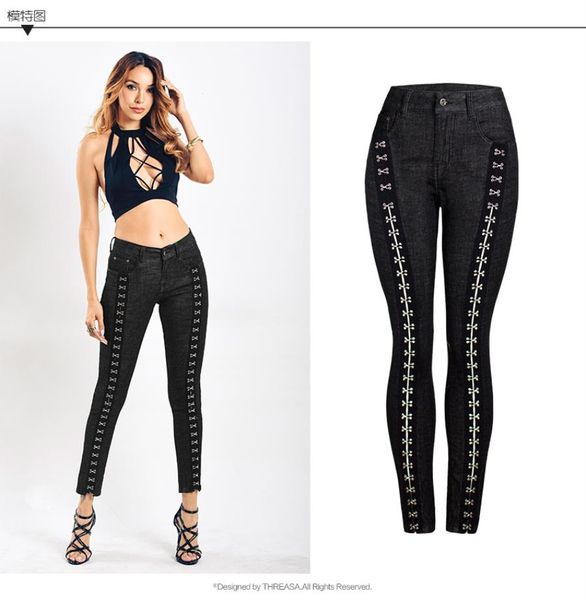 fashion women designer jeans plus size womans clothes womens femme ripped jeans woman black rivet elastic force pencil pants made in china, Blue
fashion women designer jeans plus size womans clothes womens femme ripped jeans woman black rivet elastic force pencil pants made in china, Blue