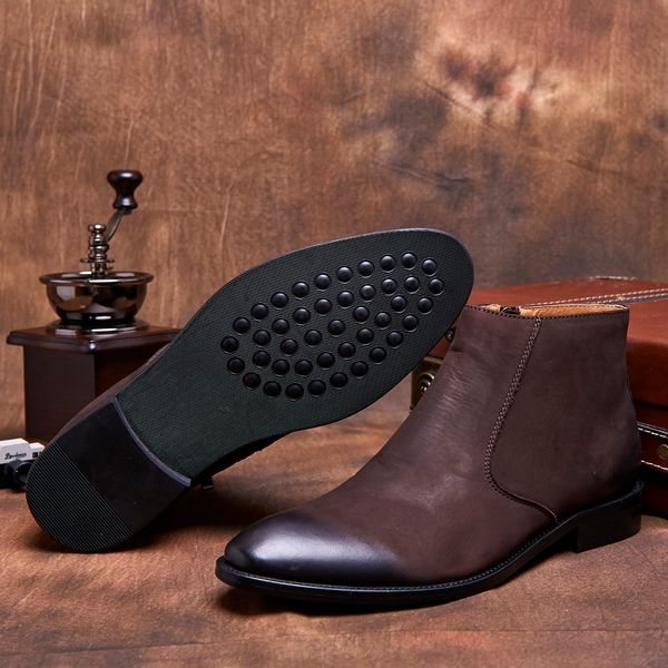 male western combat work booties 2018 fashion runway motorcycle booties black brown male slip on oxfords
male western combat work booties 2018 fashion runway motorcycle booties black brown male slip on oxfords