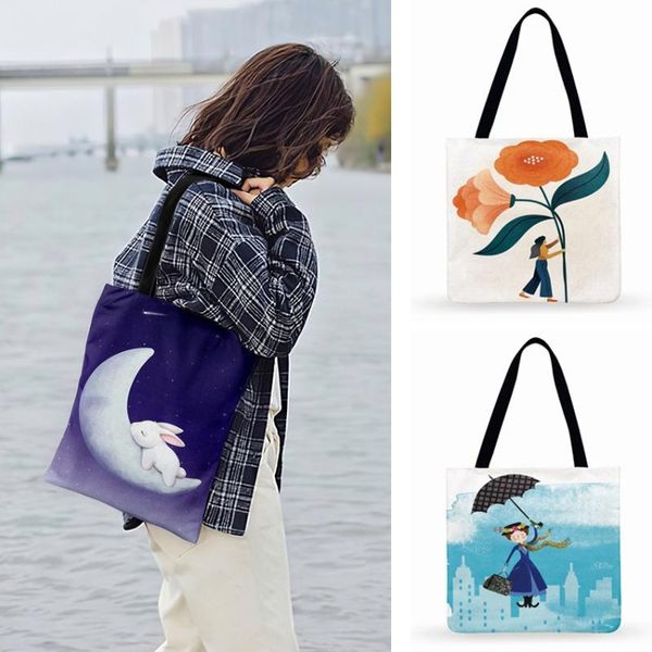 fresh cartoon illustration print tote bag for women casual tote ladies shoulder bag foldable shopping outdoor beach
fresh cartoon illustration print tote bag for women casual tote ladies shoulder bag foldable shopping outdoor beach