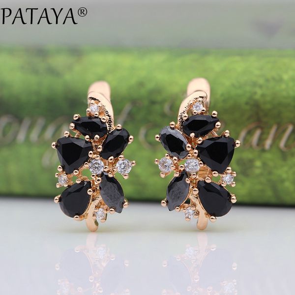 11.11 pataya new black water drop earrings 585 rose gold natural zircon triangle dangle earrings women exclusive fashion jewelry, Silver
11.11 pataya new black water drop earrings 585 rose gold natural zircon triangle dangle earrings women exclusive fashion jewelry, Silver