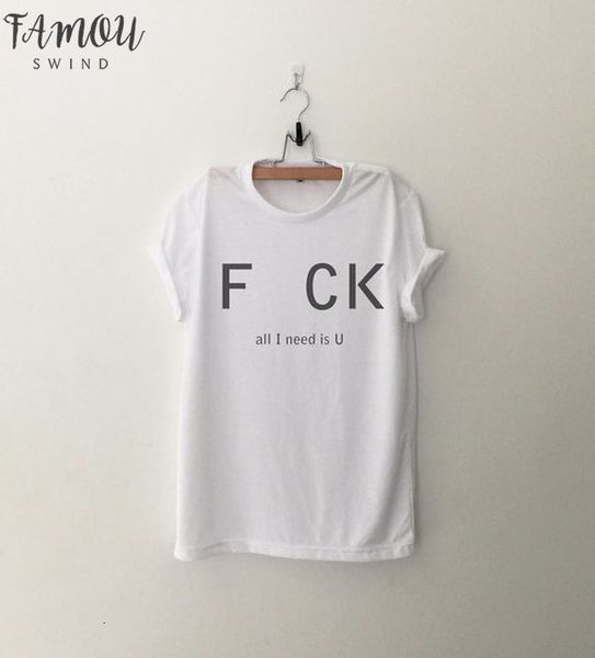 all i need is u funny t shirt t shirt 100% cotton with sayings tumblr shirt teenage girl clothes gifts graphic tee, White 
all i need is u funny t shirt t shirt 100% cotton with sayings tumblr shirt teenage girl clothes gifts graphic tee, White