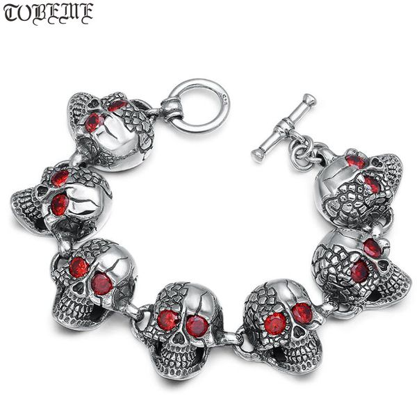 new handmade thai 925 silver skull bracelet 925 sterling skeleton bracelet real silver skull man hiphop jewelry, Black
new handmade thai 925 silver skull bracelet 925 sterling skeleton bracelet real silver skull man hiphop jewelry, Black