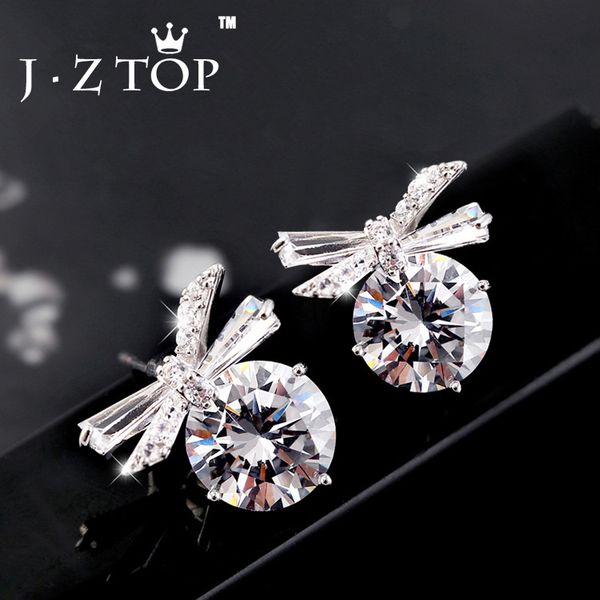 stud jzwomen exquisite crystal bow earrings geometric cubic zirconia fashion party wedding jewelry, Golden;silver
stud jzwomen exquisite crystal bow earrings geometric cubic zirconia fashion party wedding jewelry, Golden;silver