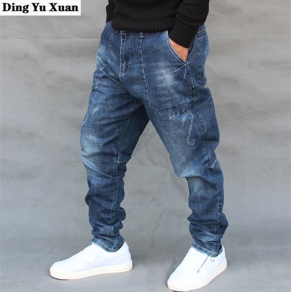 men's streetwear baggy jeans plus size loose harem jeans cotton denim fashion hip hop jogger casual long trousers blue
men's streetwear baggy jeans plus size loose harem jeans cotton denim fashion hip hop jogger casual long trousers blue