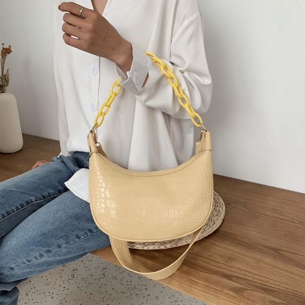 2020 new shoulder bag women's casual fashion korean version oblique span french bag underarm female crocodile chain
2020 new shoulder bag women's casual fashion korean version oblique span french bag underarm female crocodile chain