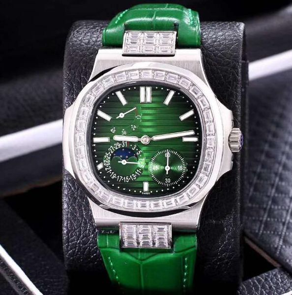 2020 newly listedv3 diamond watches for men watch automatic 9 colors sliver model men's 40mm leather 5724 power reserve version wristwa, Slivery;brown
2020 newly listedv3 diamond watches for men watch automatic 9 colors sliver model men's 40mm leather 5724 power reserve version wristwa, Slivery;brown