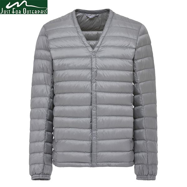just for outerpass ultra light вниз новый 90% белая утка вниз куртка мужчины весна осень зима повседневный теплый v воротник пальто мужской, Black
just for outerpass ultra light вниз новый 90% белая утка вниз куртка мужчины весна осень зима повседневный теплый v воротник пальто мужской, Black