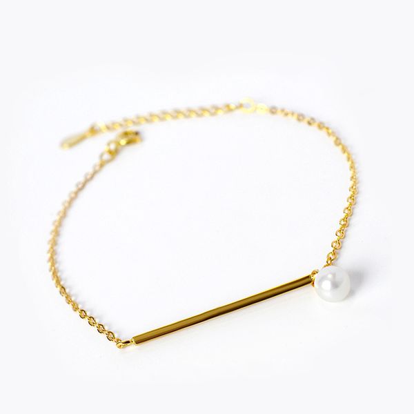 la maxza round simulated pearl charm chain korea adjustable bracelets for women gold 925 sterling silver bracelet minimalist, Black
la maxza round simulated pearl charm chain korea adjustable bracelets for women gold 925 sterling silver bracelet minimalist, Black