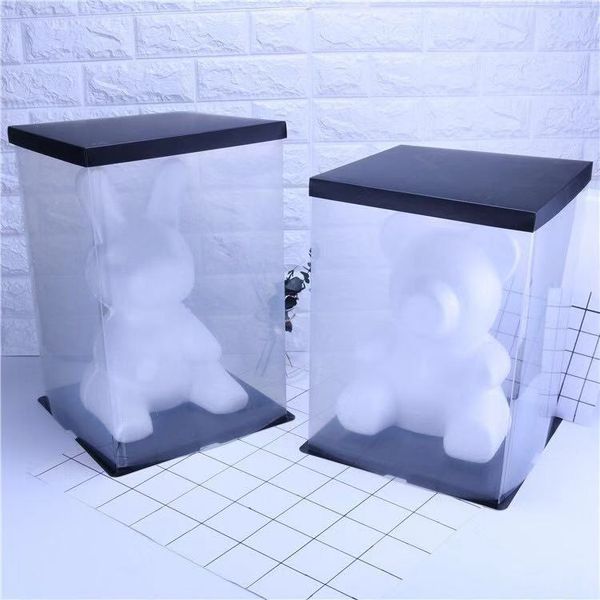 plastic box pe gift box for everlasting foam flower bear/ rabbit/dog transperent carton
plastic box pe gift box for everlasting foam flower bear/ rabbit/dog transperent carton