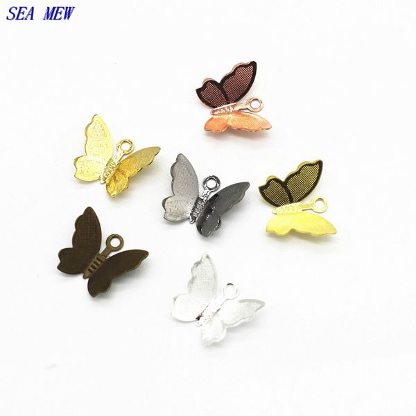 sea mew 11mm*13mm copper butterfly filigree wraps connectors charm diy jewelry accessories 100pcs, Blue;slivery
sea mew 11mm*13mm copper butterfly filigree wraps connectors charm diy jewelry accessories 100pcs, Blue;slivery