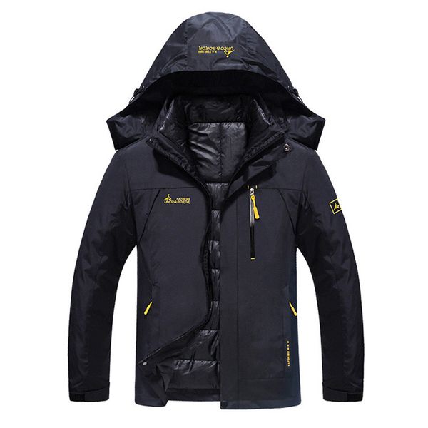 winter jacket men thermal waterproof windbreaker two jackets in one thick warm parkas male outerwear hooded coats plus size 6xl, Black;brown
winter jacket men thermal waterproof windbreaker two jackets in one thick warm parkas male outerwear hooded coats plus size 6xl, Black;brown