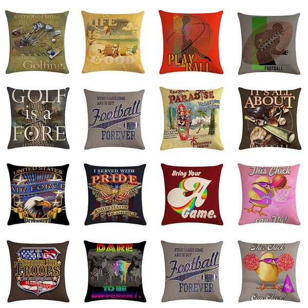 45x45cm ball game cushion cover cotton linen pillow case pillow case home decor throw cover for sofa
45x45cm ball game cushion cover cotton linen pillow case pillow case home decor throw cover for sofa