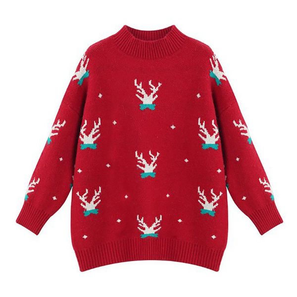 2019 women sweatshirt christmas loose winter coat thin long-sleeve turtleneck antlers print female pullovers, Black
2019 women sweatshirt christmas loose winter coat thin long-sleeve turtleneck antlers print female pullovers, Black