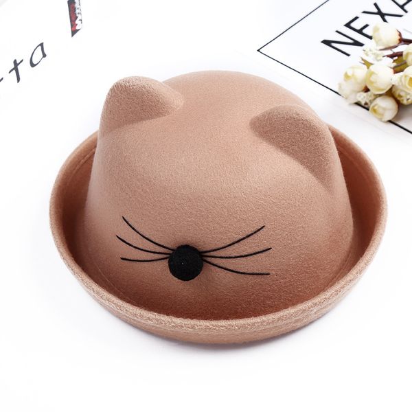 parent-child winter imitation woolen fedoras jazz hat kids cat ear bowler hats women christmas hat, Blue;gray
parent-child winter imitation woolen fedoras jazz hat kids cat ear bowler hats women christmas hat, Blue;gray