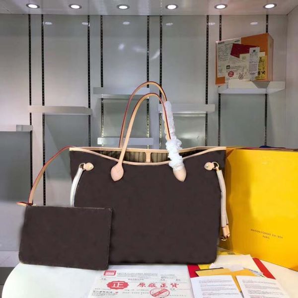 Brand real leather women never full bag de igner tote wallet for women genuine leather chain bag houlder bag gm pm handbag 8 color
Brand real leather women never full bag de igner tote wallet for women genuine leather chain bag houlder bag gm pm handbag 8 color