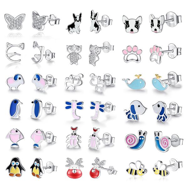 authentic 925 sterling silver earrings insect honey bee animal dog cat stud earrings for women girls kids fashion jewelry gift, Golden
authentic 925 sterling silver earrings insect honey bee animal dog cat stud earrings for women girls kids fashion jewelry gift, Golden