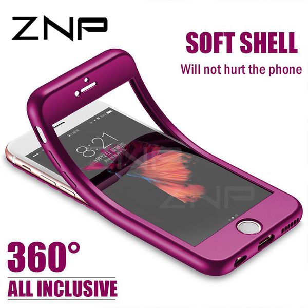 znp luxury soft tpu 360 full cover cases for iphone 8 7 6s 6 case 5 5s se cover cases for iphone 6 7 8 plus case with glass
znp luxury soft tpu 360 full cover cases for iphone 8 7 6s 6 case 5 5s se cover cases for iphone 6 7 8 plus case with glass