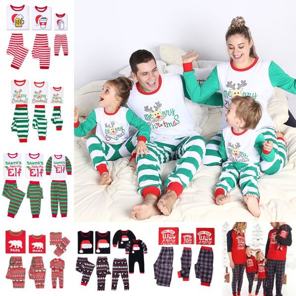 christmas family striped homewear sets family matching christmas pajamas set long sleeve striped homewear sets 6 styles, Blue;red
christmas family striped homewear sets family matching christmas pajamas set long sleeve striped homewear sets 6 styles, Blue;red