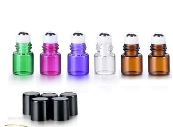 wholesale 1ml 2ml metal roller bottles for essential oils mini glass roll on bottles with black lid
wholesale 1ml 2ml metal roller bottles for essential oils mini glass roll on bottles with black lid