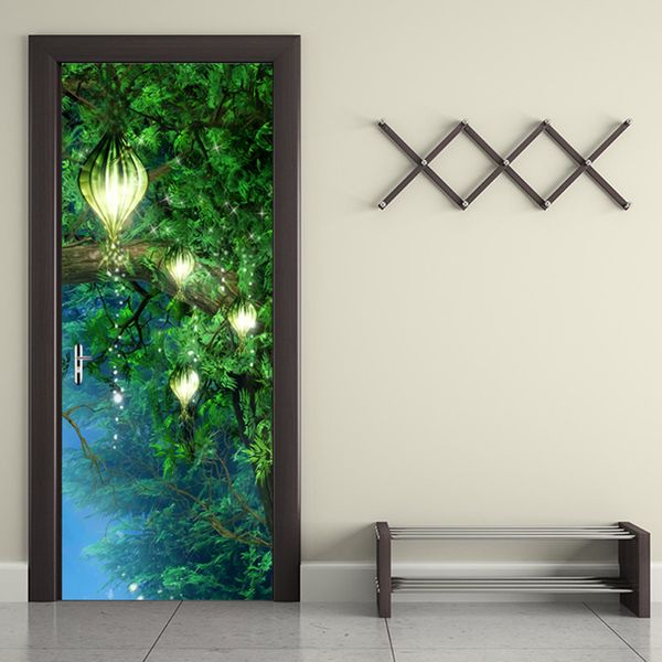 custom mural wallpaper 3d fairy forest door sticker self-adhesive waterproof wallpaper living room bedroom door home decor
custom mural wallpaper 3d fairy forest door sticker self-adhesive waterproof wallpaper living room bedroom door home decor