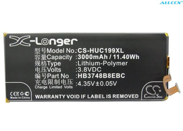 cameron sino 3000mah battery hb3748b8ebc for huawei ascend g7,c199,c199s,rio-al00,cl00, l01,l02,l03,l11,tl00,ul00
cameron sino 3000mah battery hb3748b8ebc for huawei ascend g7,c199,c199s,rio-al00,cl00, l01,l02,l03,l11,tl00,ul00
