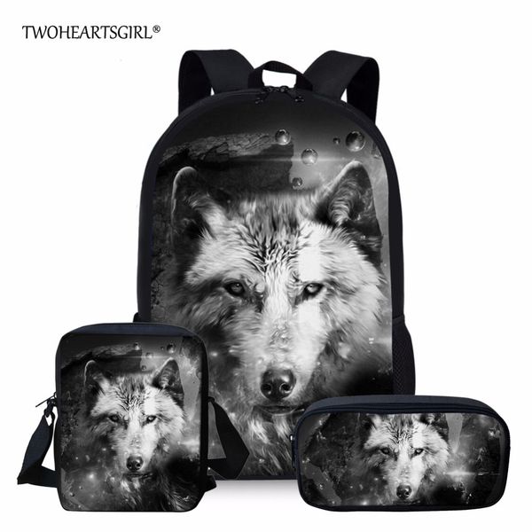 twoheartsgirl cool school bag set 3d wolf print school backpack for teenager boys orthopedic kids schoolbag animal bookbags
twoheartsgirl cool school bag set 3d wolf print school backpack for teenager boys orthopedic kids schoolbag animal bookbags