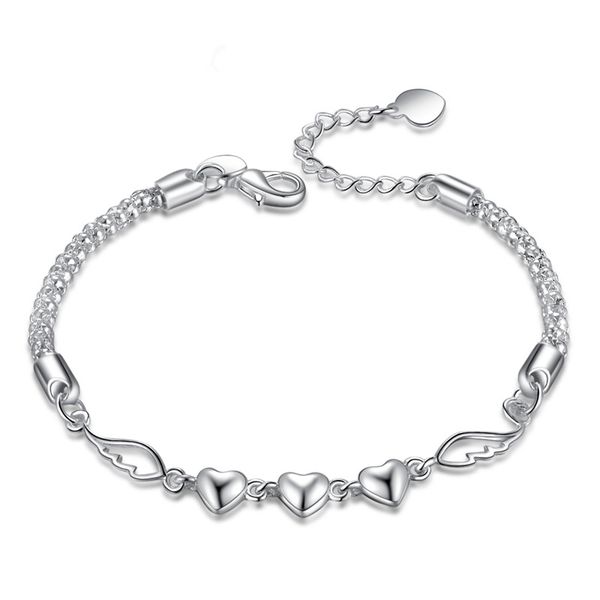 heart designs charm bracelets 925 sterling silver plated jewelry with clasps lady girls gift fashion elegant fine jewelry bracelet for women, Golden;silver
heart designs charm bracelets 925 sterling silver plated jewelry with clasps lady girls gift fashion elegant fine jewelry bracelet for women, Golden;silver