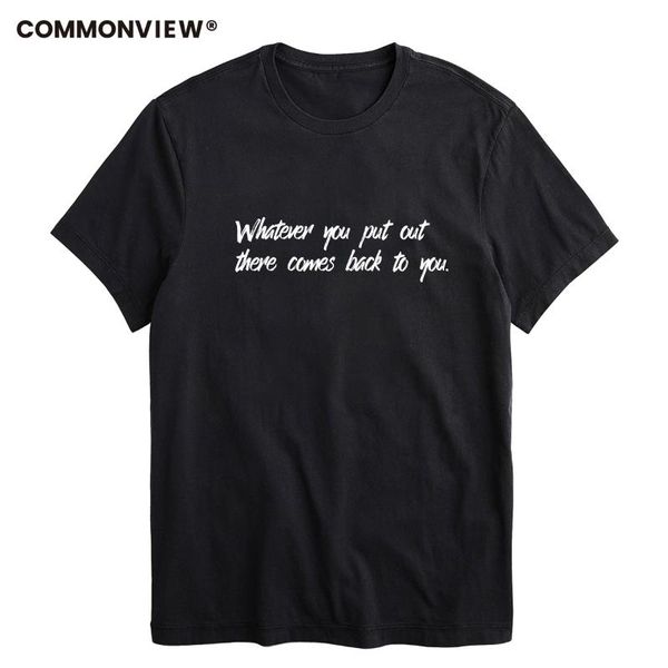 commmonview 100% cotton short sleeve whatever you put out print women t-shirt casual o-neck loose summer tshirt men t shirts, White;black
commmonview 100% cotton short sleeve whatever you put out print women t-shirt casual o-neck loose summer tshirt men t shirts, White;black