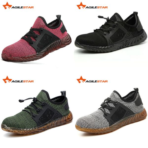 outdoor men shoes drop shipping steel toe man construction safety shoes steel toe sneakers anti slip work boots protect feet, Black
outdoor men shoes drop shipping steel toe man construction safety shoes steel toe sneakers anti slip work boots protect feet, Black