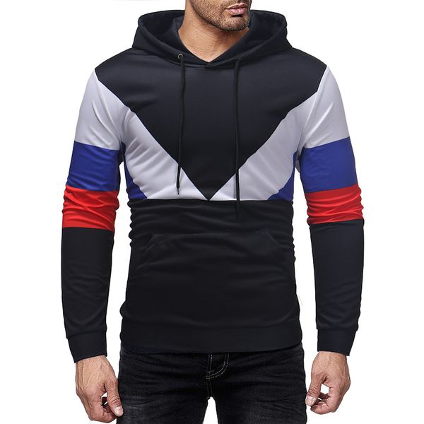 men's slim hoodies printed sweatshirt hoodied outerwear male sports streetwear regular hoodies side zipper sweatshirts moleton masculin, Black
men's slim hoodies printed sweatshirt hoodied outerwear male sports streetwear regular hoodies side zipper sweatshirts moleton masculin, Black