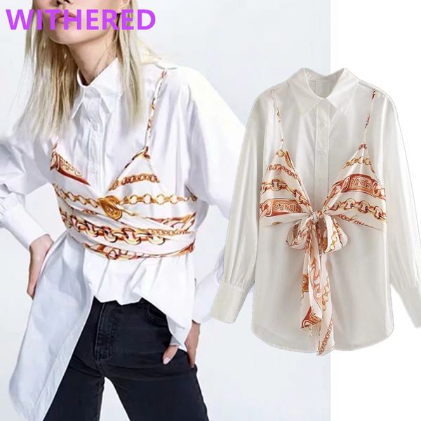 women's blouses & shirts withered england high street vintage strapless patchwork blouse women blusas mujer de moda 2021 shirt womens, White
women's blouses & shirts withered england high street vintage strapless patchwork blouse women blusas mujer de moda 2021 shirt womens, White