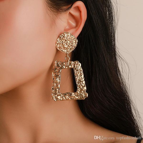 european and american new vintage metal square earrings exaggerated geometric earrings gold white gold rose gold earrings
european and american new vintage metal square earrings exaggerated geometric earrings gold white gold rose gold earrings