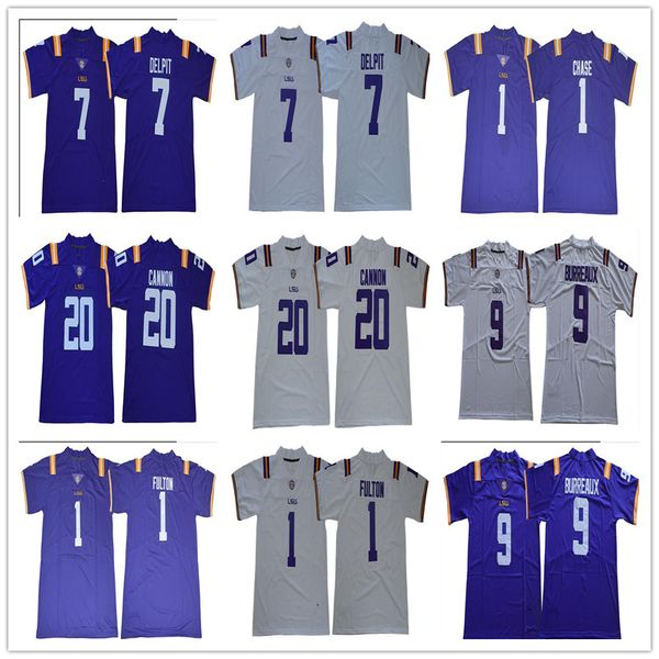 2020 ncaa lsu tigers college 9 joe burrow burreaux 7 grant delpit 1 leonard chase 20 billy cannon 1 kristian fulton football jerseys s-3xl, Black;red
2020 ncaa lsu tigers college 9 joe burrow burreaux 7 grant delpit 1 leonard chase 20 billy cannon 1 kristian fulton football jerseys s-3xl, Black;red