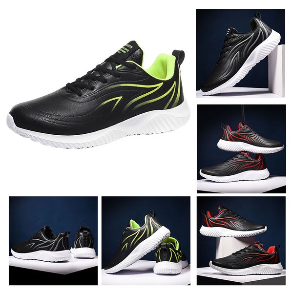 slipper running shoes triple black red green men women leather comfortable trainers designer sport sneakers size 39-45, White;red
slipper running shoes triple black red green men women leather comfortable trainers designer sport sneakers size 39-45, White;red
