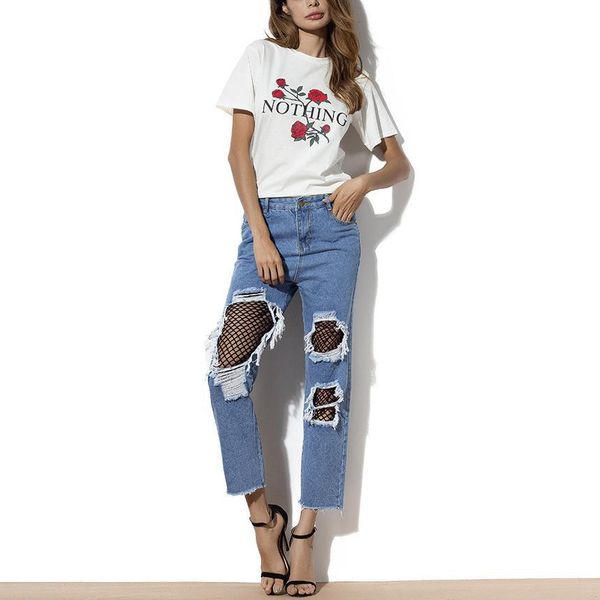 fashion autumn women ripped jeans holes denim pants black mesh fishnet hollow out jeans boyfriend blue jeans trousers
fashion autumn women ripped jeans holes denim pants black mesh fishnet hollow out jeans boyfriend blue jeans trousers
